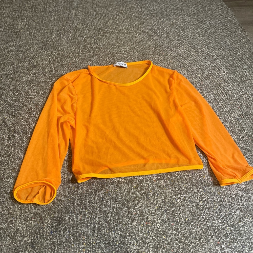 Orange cover up